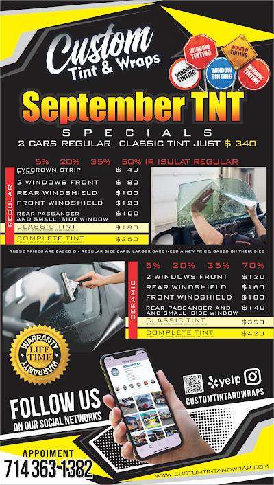 Custom Tint & Car Wraps