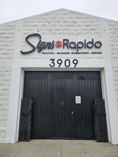 Signs at Rapido