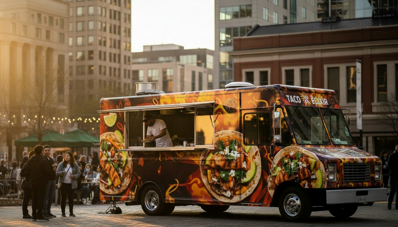 Food Truck Wraps Guide: 2026 Costs & Design Tips