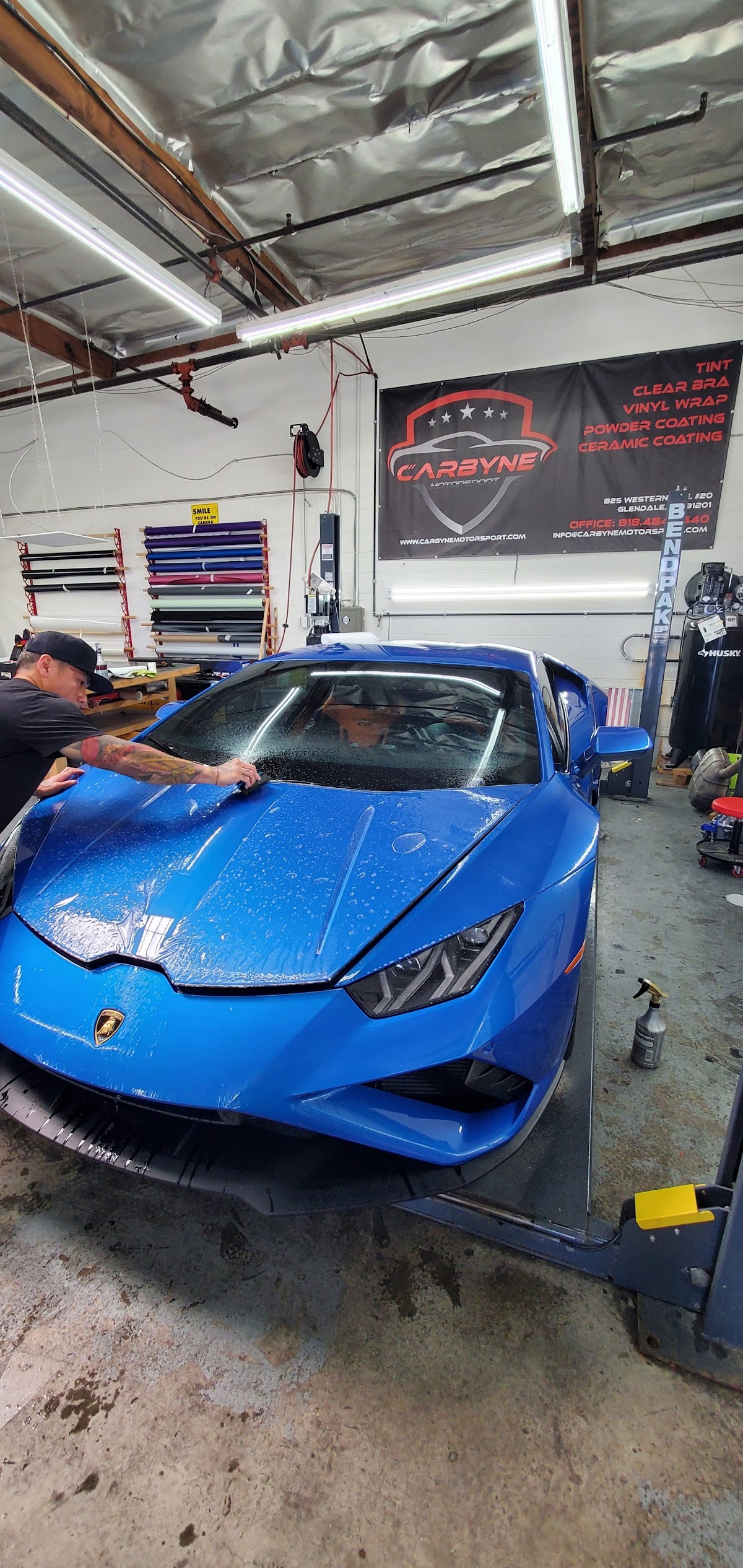 Carbyne Motorsport Wraps & Tints workshop