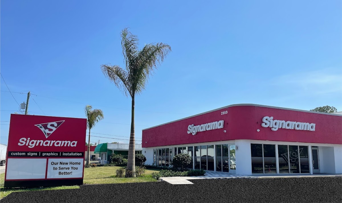 Signarama West Palm Beach workshop