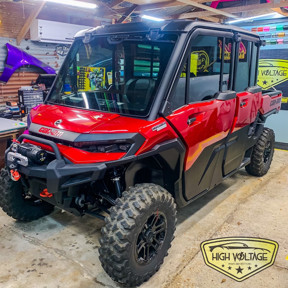 High Voltage Wraps and Restyling LLC workshop