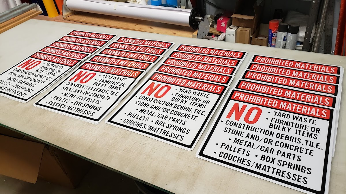 Signs Unlimited workshop