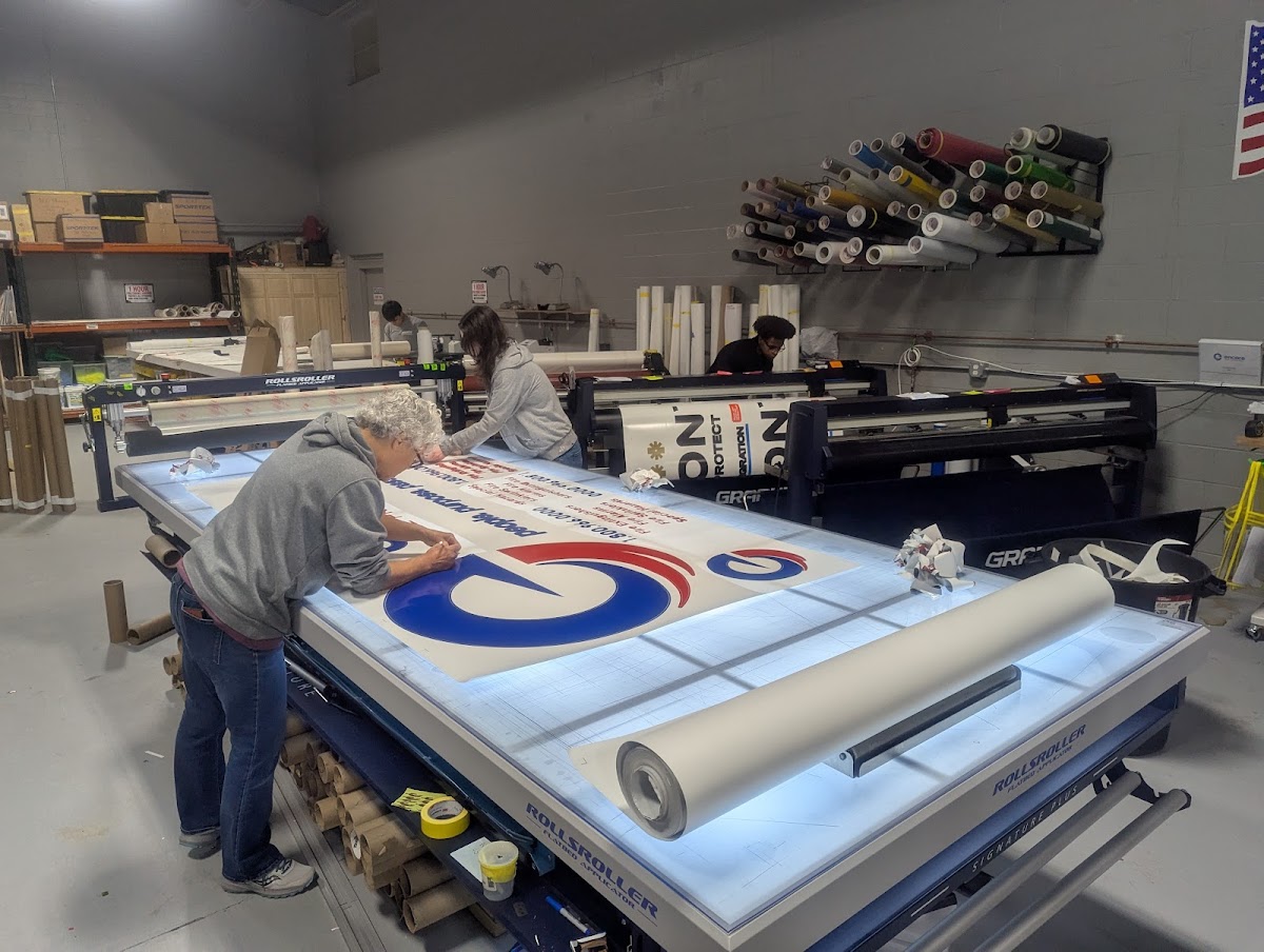 Pro Vehicle Wraps - Asap Signs Inc. workshop