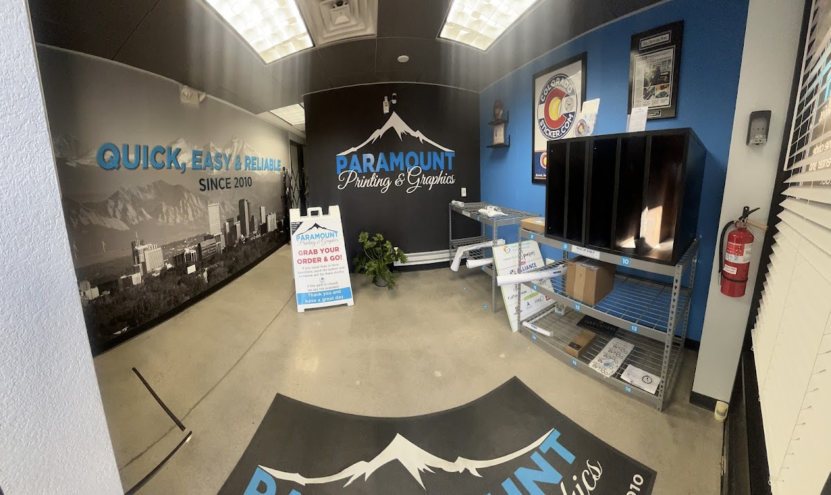 Paramount Printing and Graphics workshop