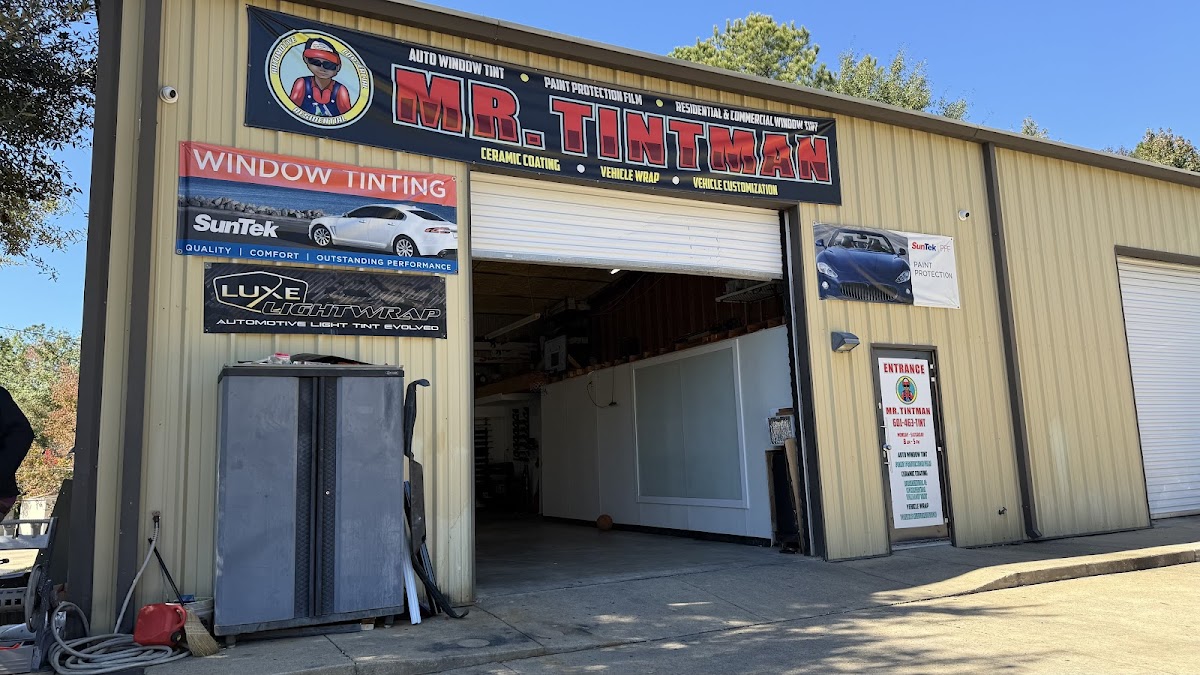 Mr. Tintman LLC | Car Window Tinting, Ppf, Ceramic Coating, Vehicle Wrap & Auto Detailing Services in Hattiesburg, Ms workshop