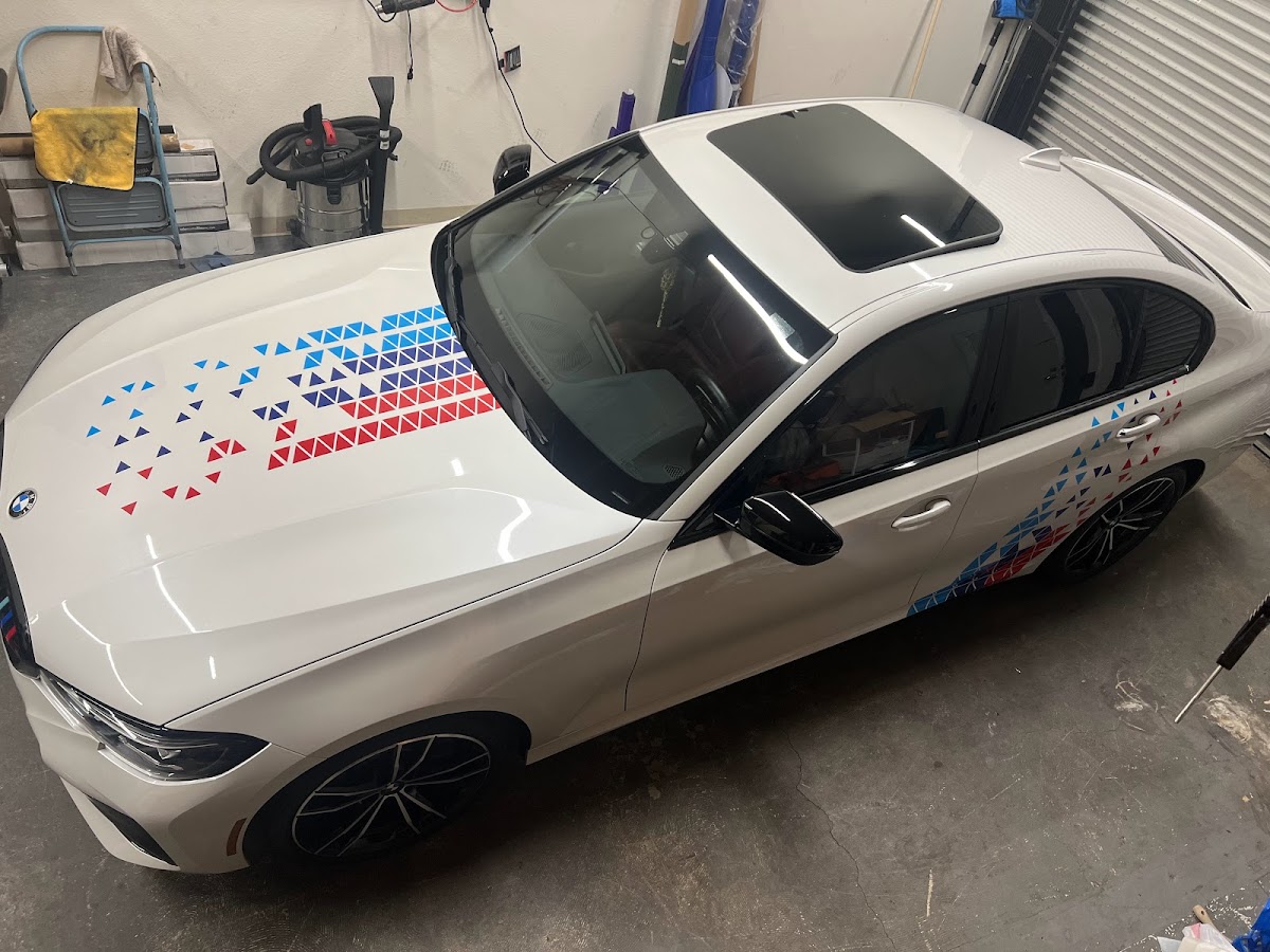 Precision Car Wraps workshop