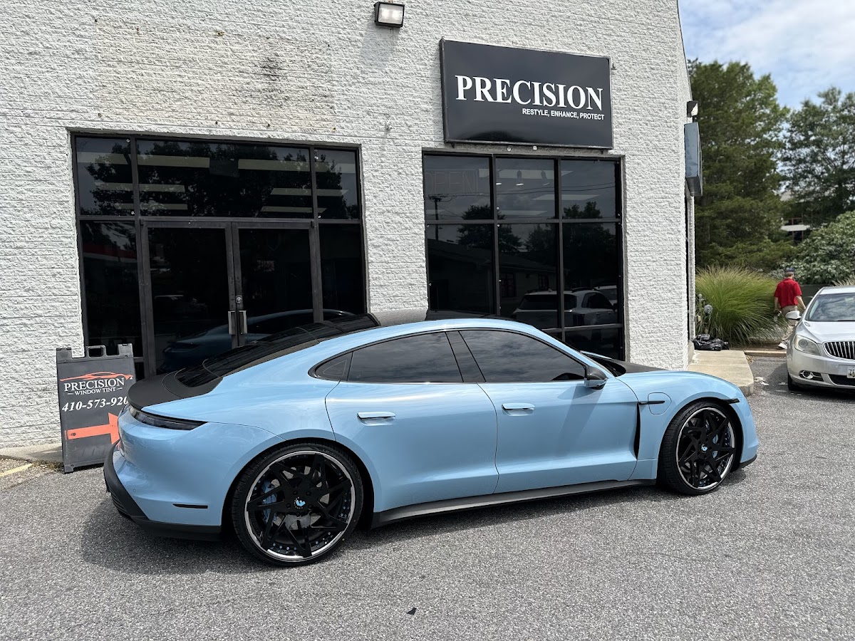 Precision Window Tint & Wraps workshop
