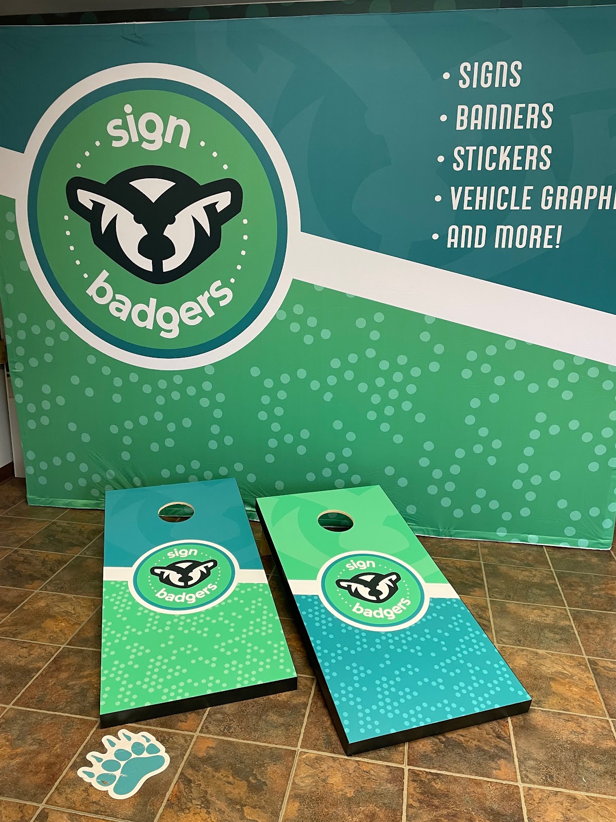 Sign Badgers workshop