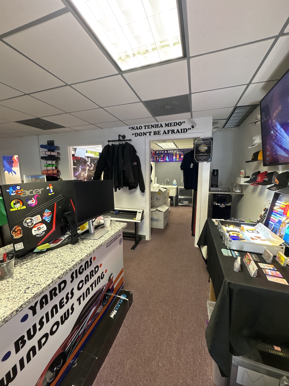 Imprimart Signs Inc workshop