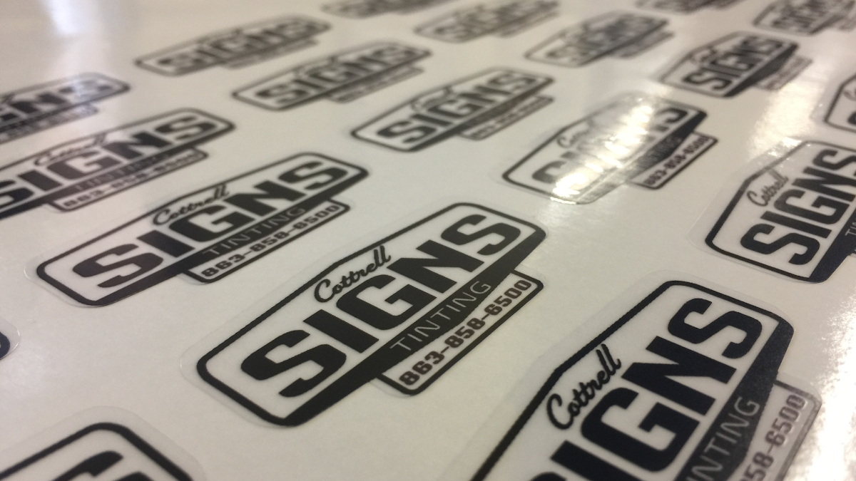 Cottrell Signs workshop