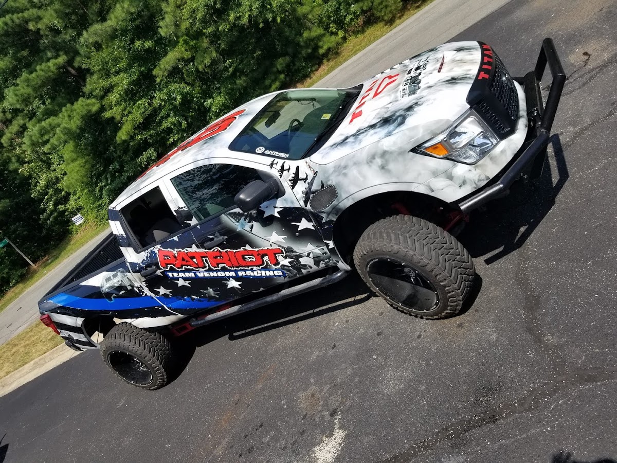 Work by Hawkeye Signs and Graphics