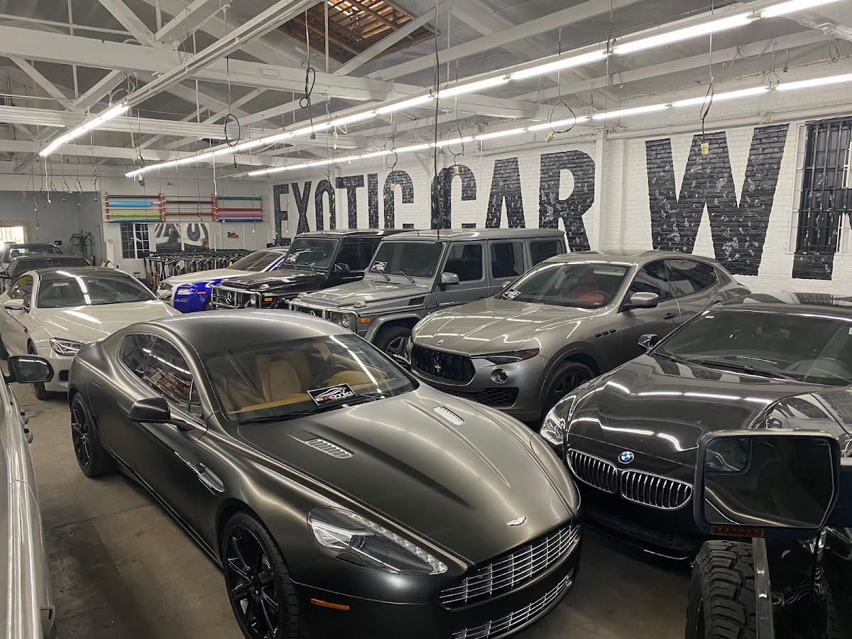 Exotic Car Wraps Los Angeles Official workshop