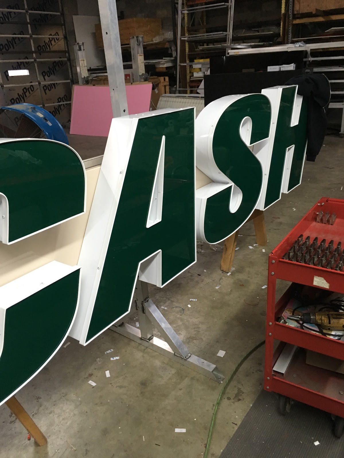 Waky Signs Inc workshop