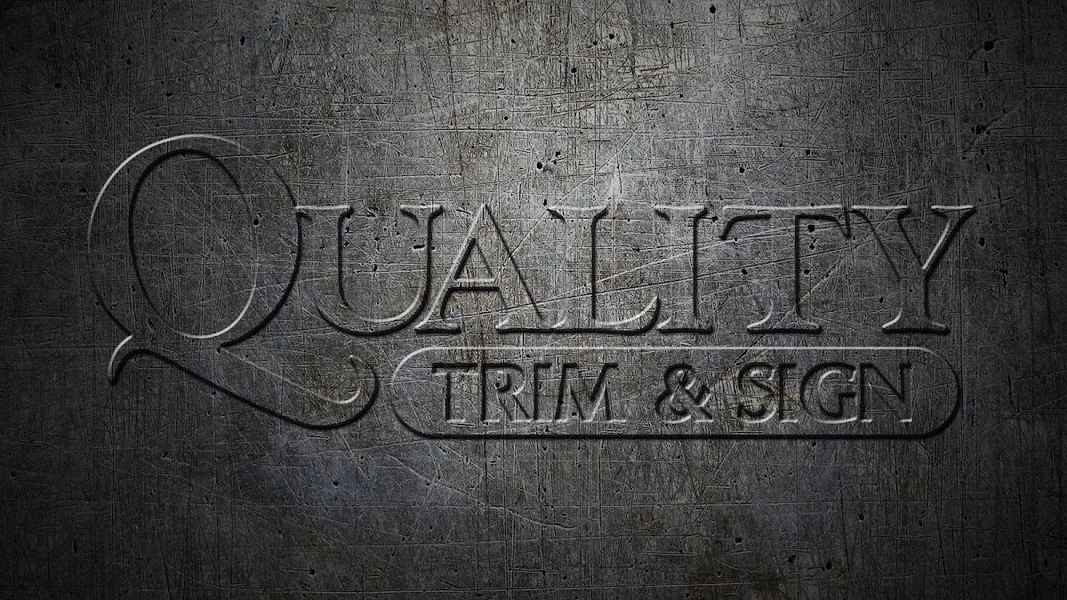 Quality Trim & Sign workshop