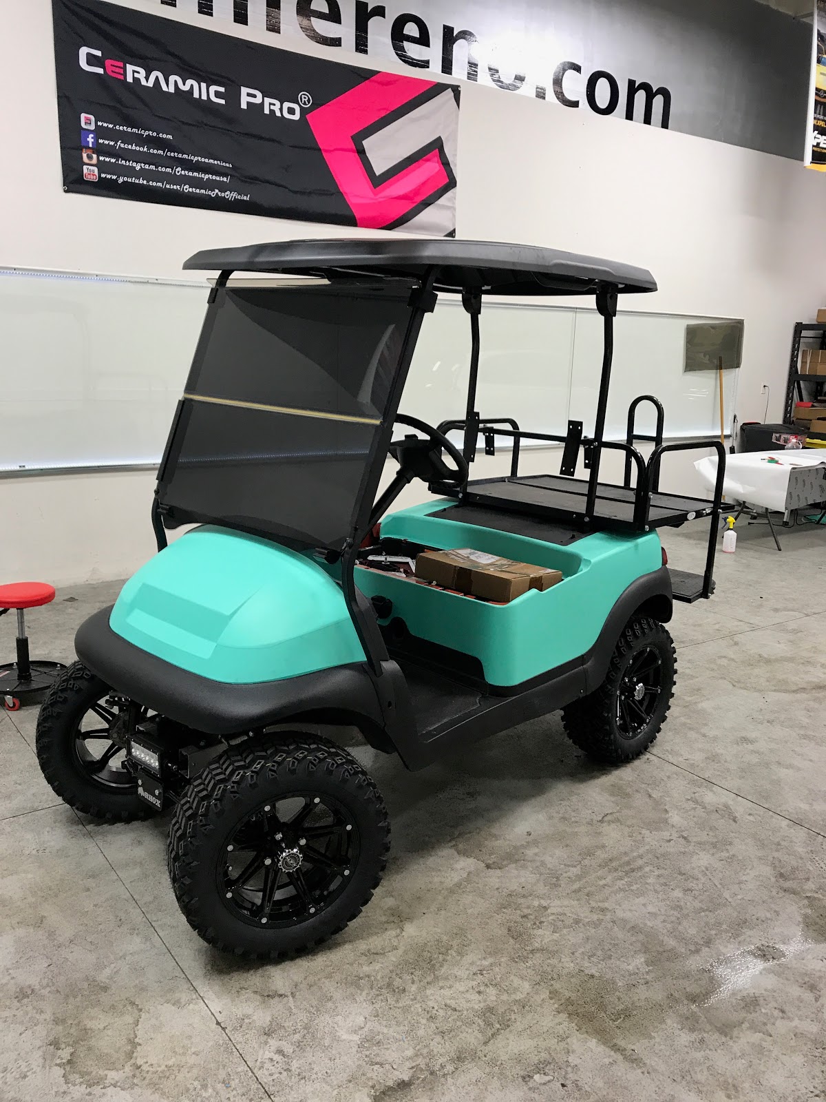 Premier Window Tinting workshop