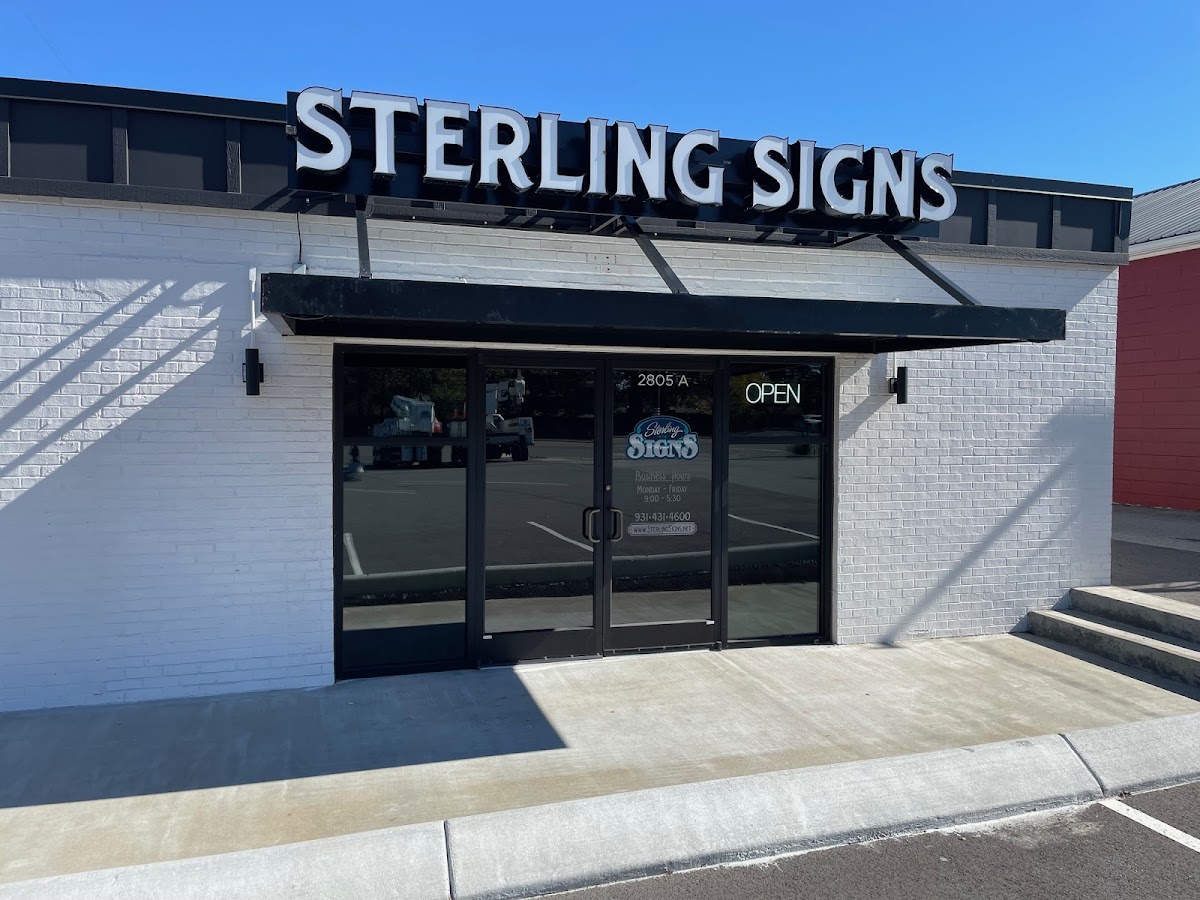 Sterling Signs workshop