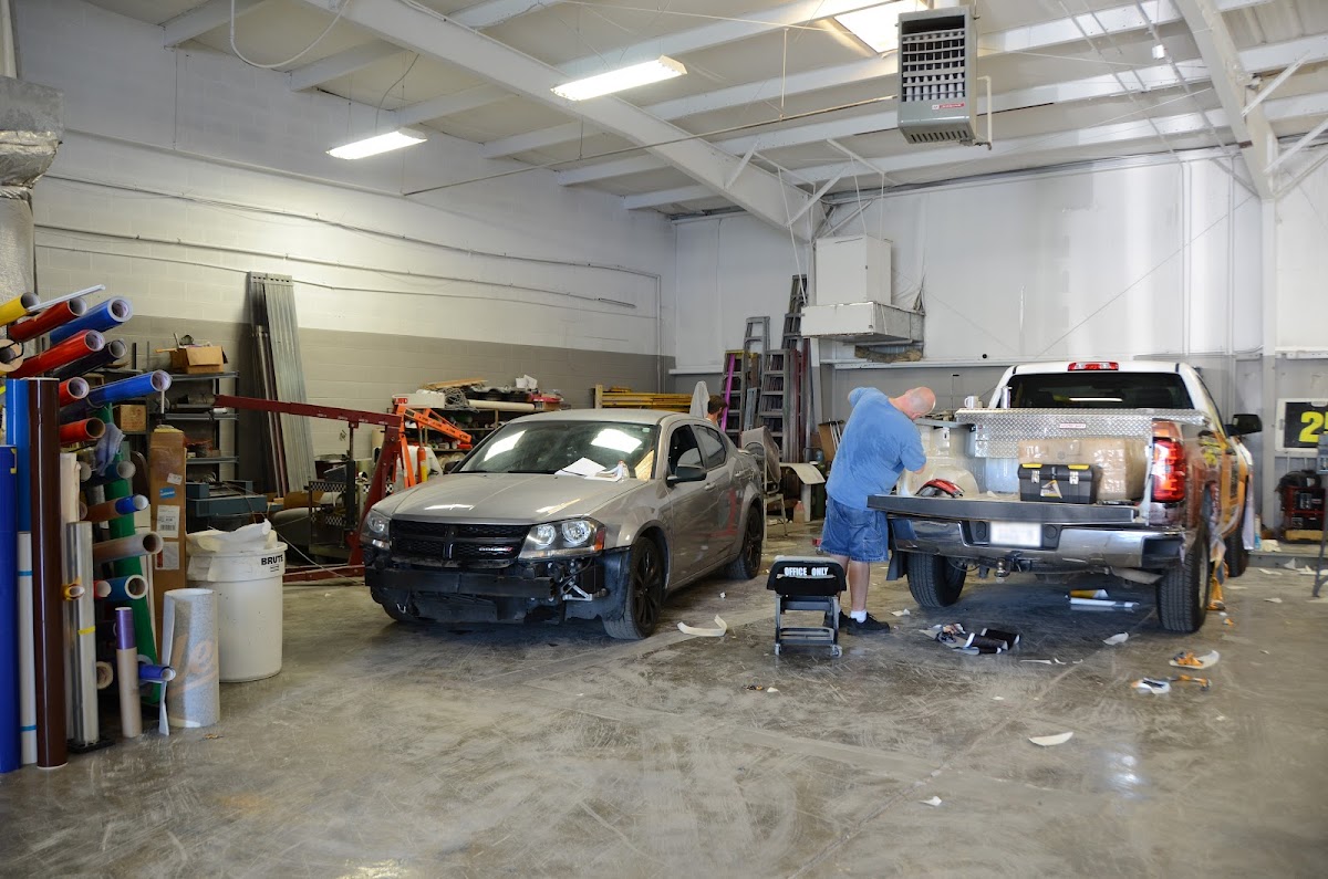 Ken Binkley Sign Co workshop