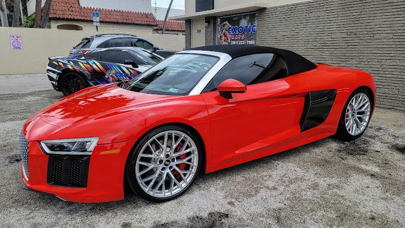 Vehicle wrap by Exotic Wraps Boca