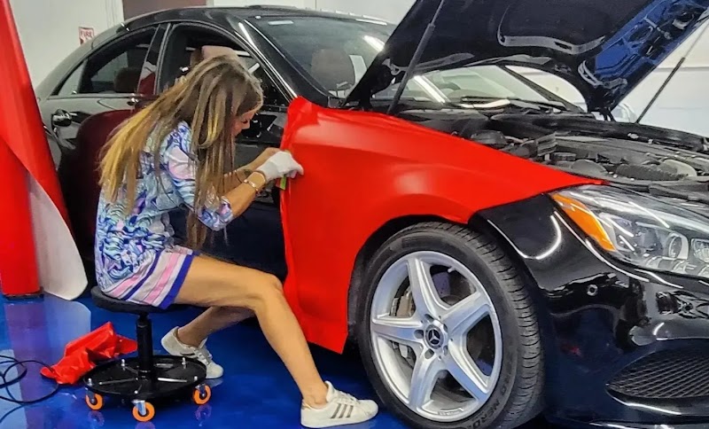 Vehicle wrap by Exotic Wraps Boca