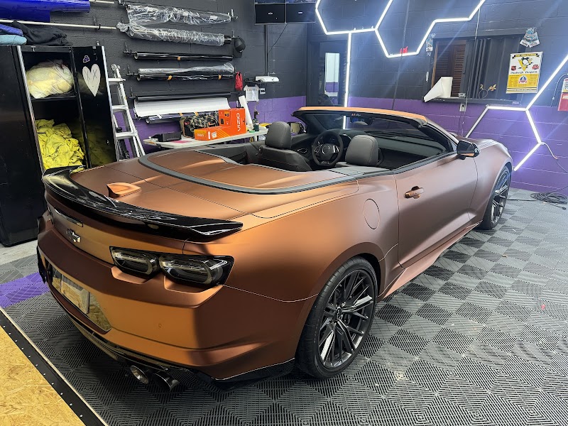 Vehicle wrap by Zabos Customs