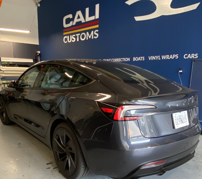 Vehicle wrap by Cali Customs