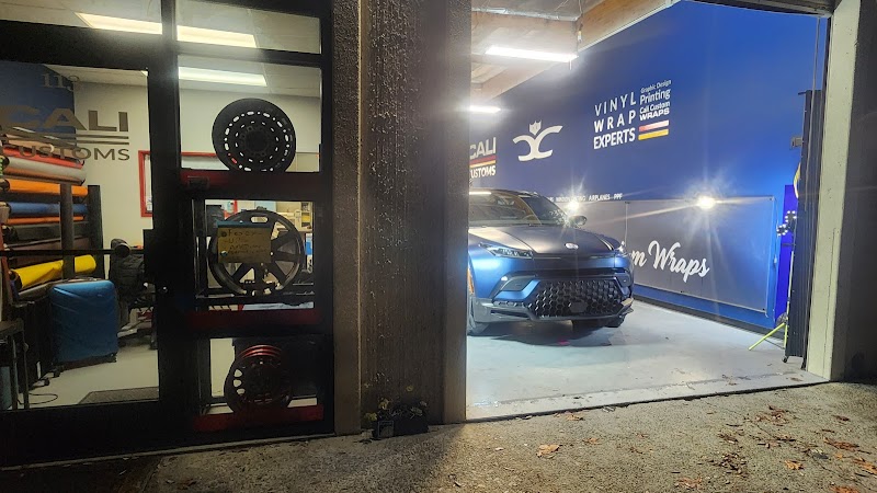 Vehicle wrap by Cali Customs