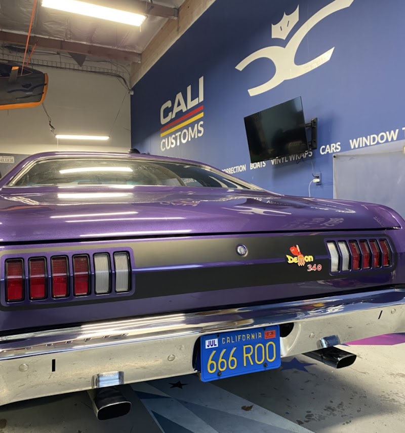 Vehicle wrap by Cali Customs