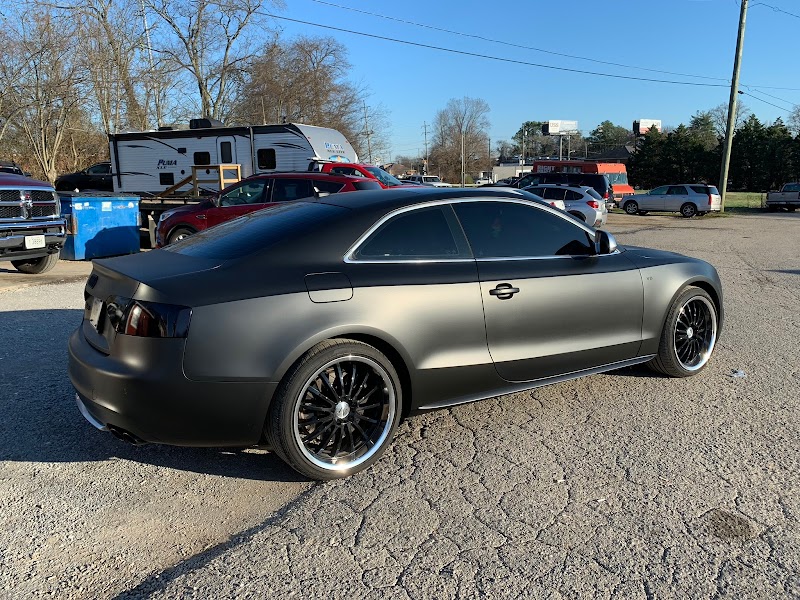 Vehicle wrap by Music City Customs