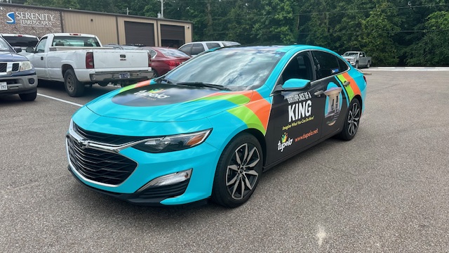 Vehicle wrap by Memphis Wrapsmith