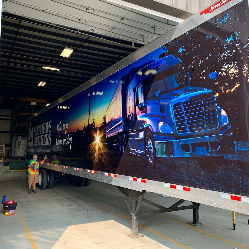 Vehicle wrap by Adventure Advertising