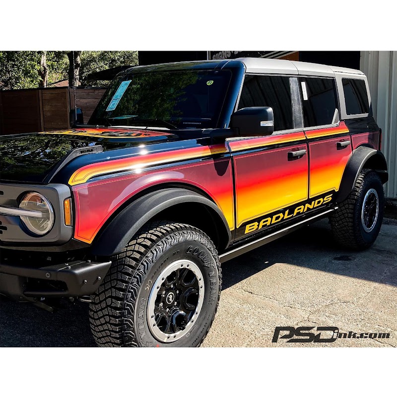Vehicle wrap by Psd Ink