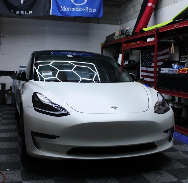 Vehicle wrap by Bsmnt Customs