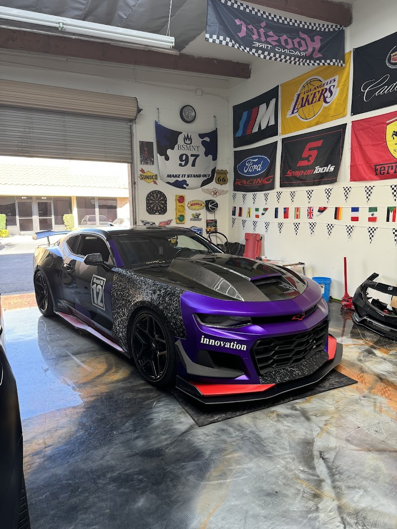 Vehicle wrap by Bsmnt Customs