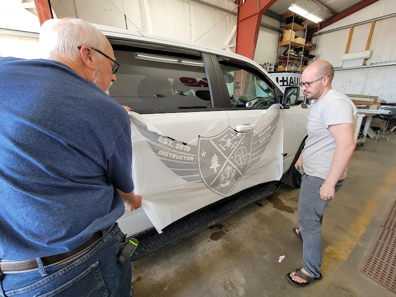 Vehicle wrap by Caron Signs