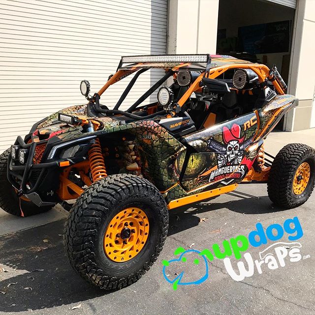 Vehicle wrap by Updog Wraps
